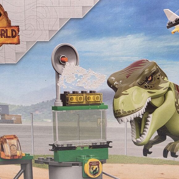 LEGO 76944 Jurassic World: T- Rex Dinosaur Breakout, Retired NEW SEALED - Picture 3 of 4